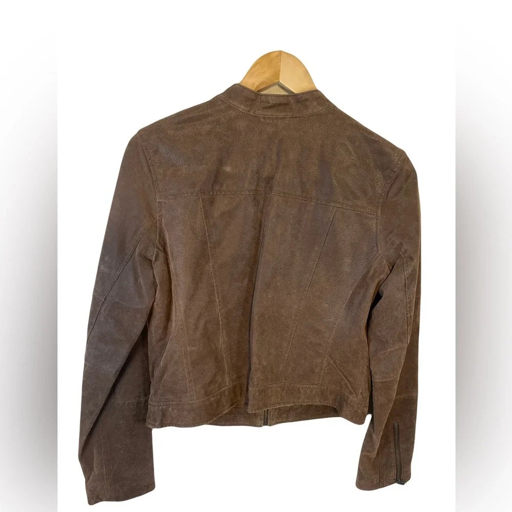 Levi’s Genuine Leather Brown Biker/Mojo Jacket - Picture 2 of 12